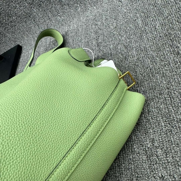 100% Authentic Hermes Picotin Green Leather Tote - Picture 4 of 16